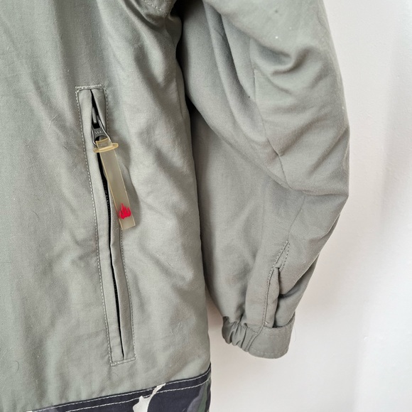 KEMPER army green camo coat boys jacket size 12 - Picture 5 of 10